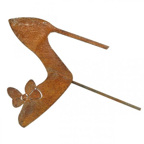 Floristik24 Sagosko, dekorativ pluggpatina, trädgårdsdekoration, metallplugg H29cm
