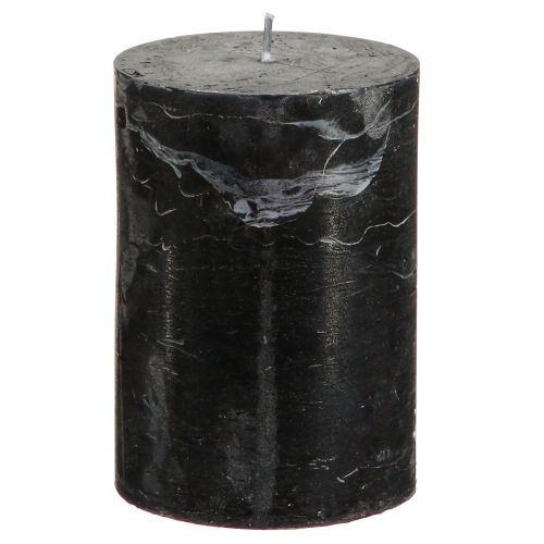 Artikel Svarta ljus pelarljus enfärgade 70x100mm 4 st