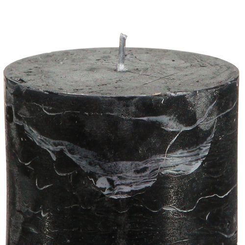 Artikel Svarta ljus pelarljus enfärgade 70x100mm 4 st