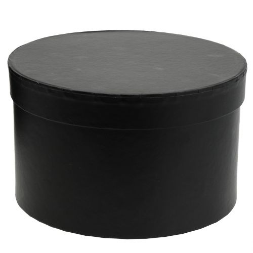 Floristik24 Blomlåda roslåda svart rund Ø18cm - Ø20cm 2st