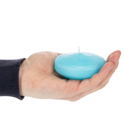 Artikel Flytande ljus, rund form, för festliga dekorationer och evenemang, damm- och bordsdekoration, 8 cm, 8 stycken