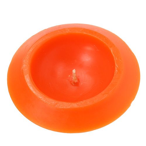 Floristik24 Flytande ljus i orange Ø13cm
