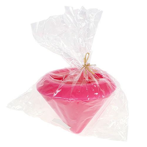 Floristik24 Flytande ljus i rosa Ø16cm