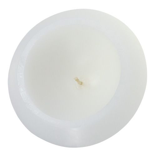 Floristik24 Flytande ljus i vit Ø16cm