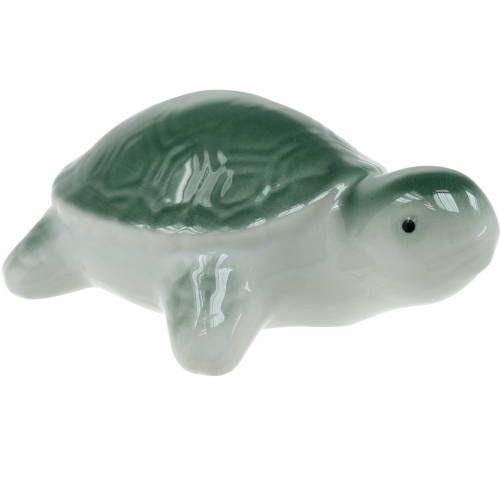 Floristik24 Flytande keramisk sköldpadda grön 11,5cm 1st