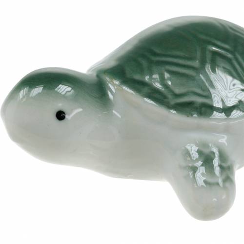 Floristik24 Flytande keramisk sköldpadda grön 11,5cm 1 st