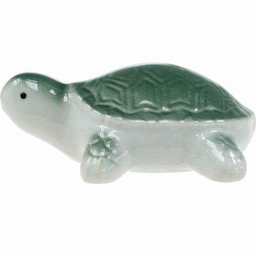 Floristik24 Flytande keramisk sköldpadda grön 11,5cm 1 st