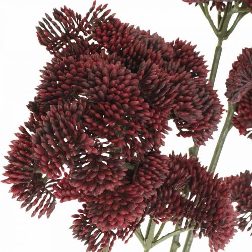 Floristik24 Sedum konstgjord röd stenhösten 70 cm 3st