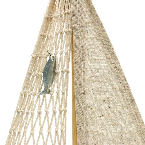 Floristik24 Trä segelbåt för dekoration 25cm x 43cm