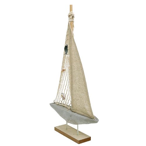Floristik24 Trä segelbåt för dekoration 25cm x 43cm