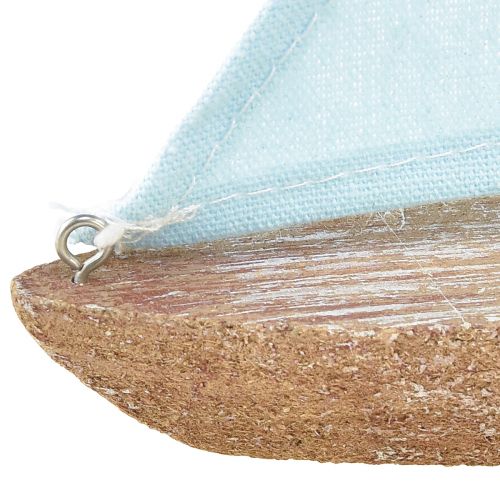Floristik24 Vintage segelbåt trä dekorativt skepp 12×3×15cm diverse 2st
