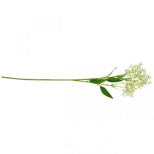 Floristik24 Konstgjord sidenblästring, blomdekoration, sidenblomma, dekorationsblomma vit L72cm