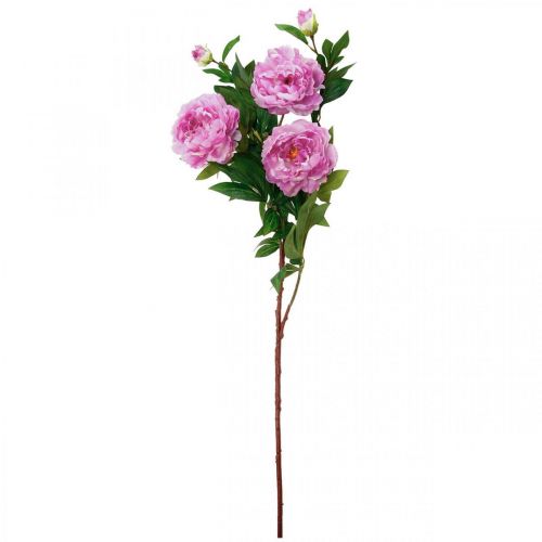 Floristik24 Sidenblomma pion konstgjord rosa violett 135cm