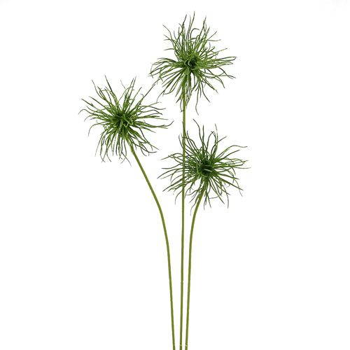 Floristik24 Silkeblommor xantiumgrön 63 cm 4st