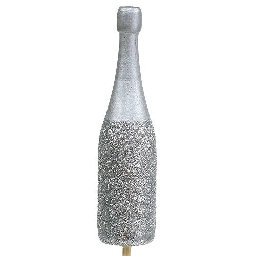 Artikel Champagneflaskplugg 7cm med glimmer L30cm 8 st