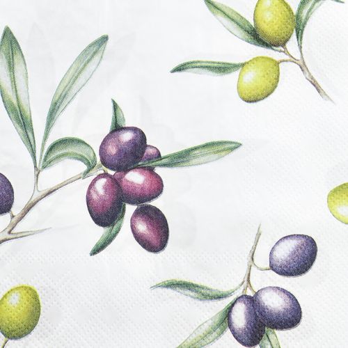 Artikel Servetter med oliver sommarbordsdekoration 33x33cm 20 st