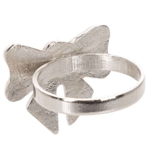 Rosett servettring, metall,