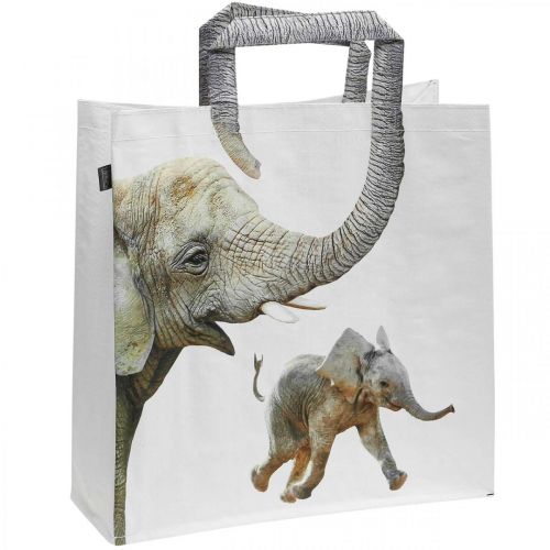 Floristik24 Shopperväska, shoppingväska B39,5cm väska elefant