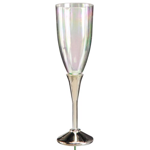 Artikel Nyårsdekoration för upphängning av champagneglas på en tråd H9,5cm 8 stycken
