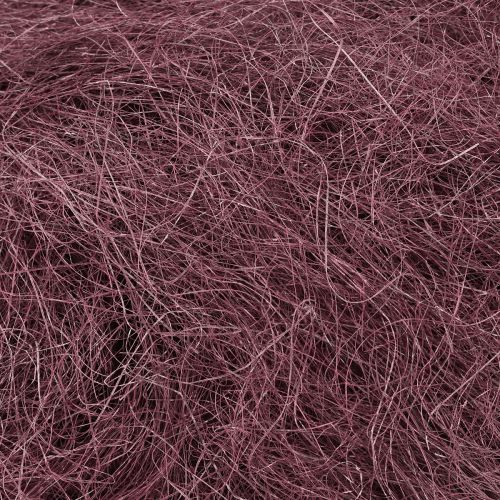 Artikel Sisal Röd Bordeaux Naturfiber Sisalfiber för Hantverk 300g