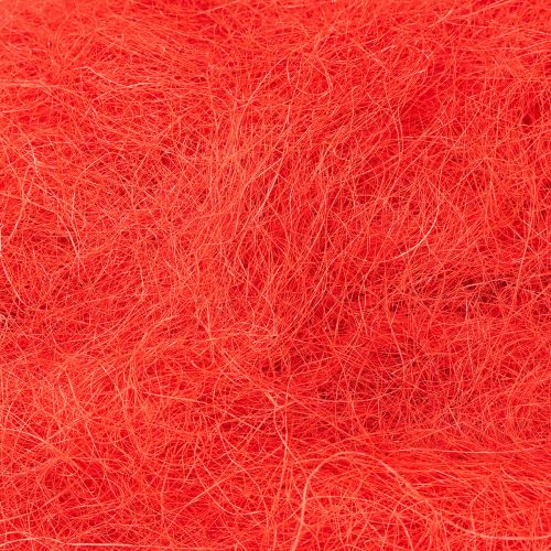 Artikel Sisal Röd Naturfiber Hantverksfiber Sisalfiber 300g