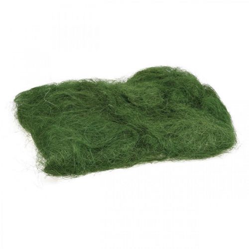 Artikel Sisal mossgrön naturfiber för dekoration 300g