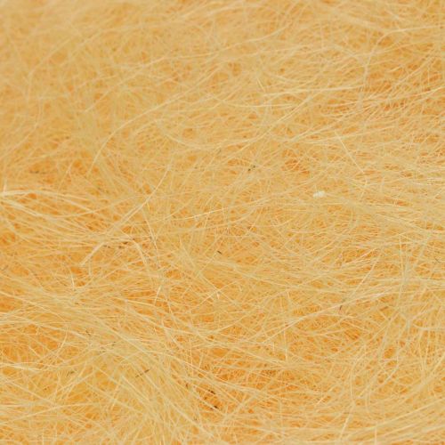 Floristik24 Sisal Aprikos naturmaterial fyllning ull deco fiber 300g