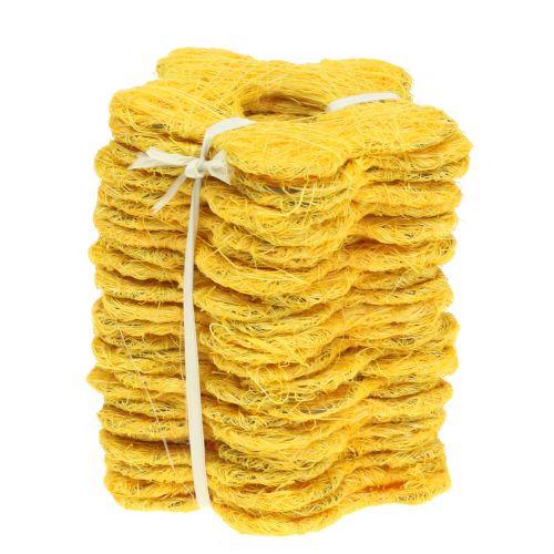 Floristik24 Sisal blommagul Ø7,5cm 25st