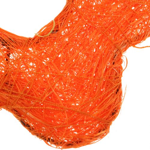 Artikel Sisal blomma orange Ø7,5cm 25st