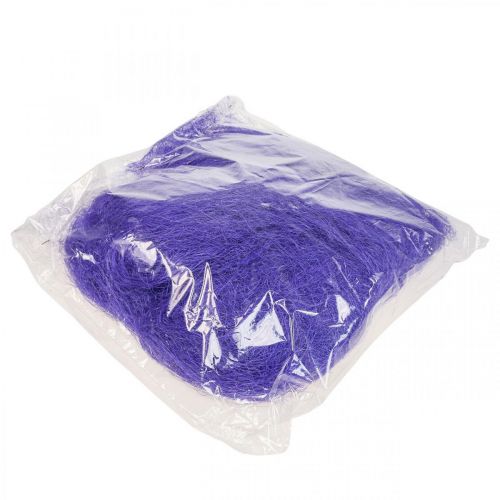 Artikel Sisal gräs för pyssel, hantverksmaterial naturmaterial ljuslila 300g