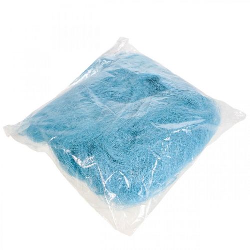 Artikel Sisal gräs för hantverk, hantverksmaterial naturmaterial turkos 300g