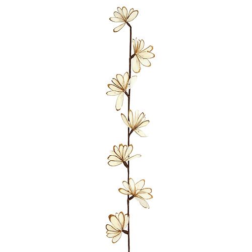 Floristik24 Sola Chips Sunny Stick Brun, Vit 6 st.