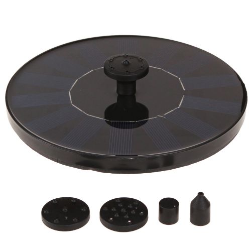 Artikel Solar fontän fontän Ø16cm svart 5 munstycken