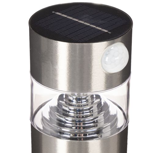 Solcellsdriven trädgårdslampa med jordspett och LED-belysning, 34 cm | Floristik24.se