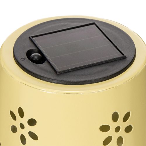 Artikel Solcellslampa med fint blommönster för balkong eller terrass, 28 cm