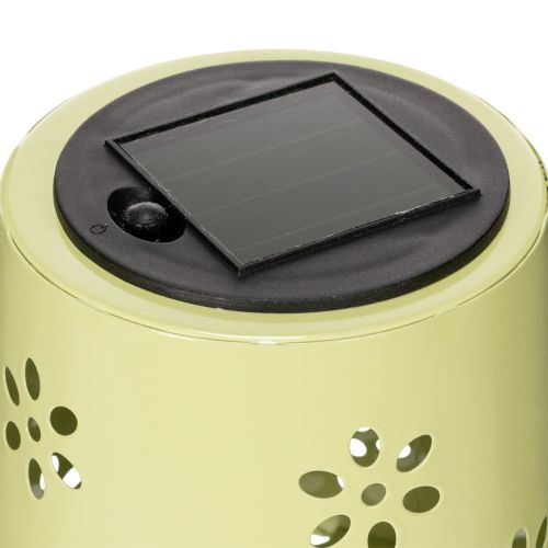 Artikel Solcellsdriven LED-bordslampa med blommönster, stämningsfull utomhusbelysning, 28 cm