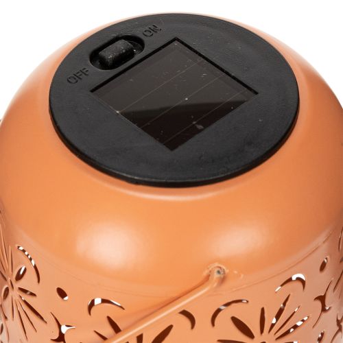 Artikel Solcellslykta med blommönster för romantiska kvällar i trädgården, 26 cm