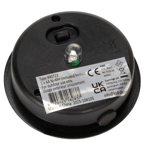 Artikel Solcellslykta för utomhusträdgård med fint mönster för sommarnätter 22 cm 3 st