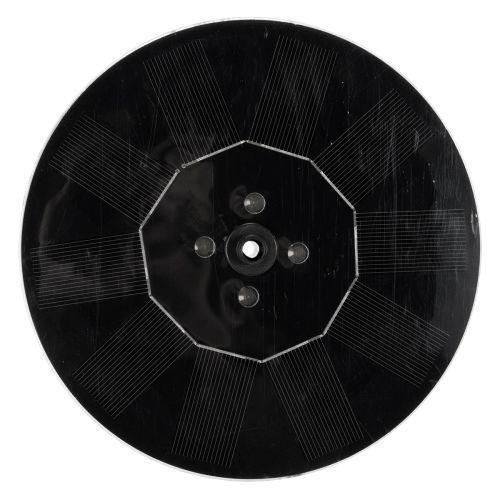 Artikel Solcellspump för trädgårdsdammar, flytande dekorativ vattenfunktion med LED, 16 cm