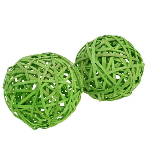 Spanball ljusgrön Ø8cm 4st
