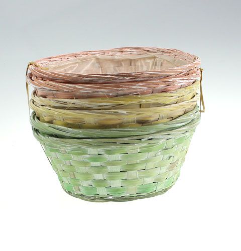 Floristik24 Spånskiva rund mångfärgad 6 delar Ø 25cm