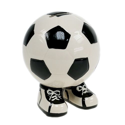 Floristik24 Pengar box fotboll 12cm