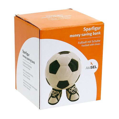 Floristik24 Pengar box fotboll 12cm