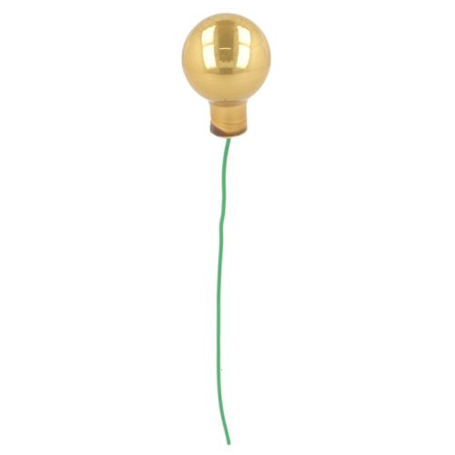 Mini julgranskulor på tråd, speglade bär, glansiga, 20 mm, 140 bitar | Floristik24.se
