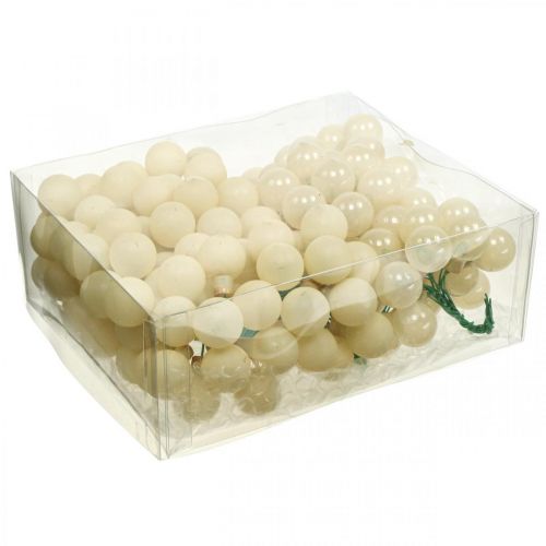 Artikel Mini julkulor krämmix matt/blank Ø20mm 140 st