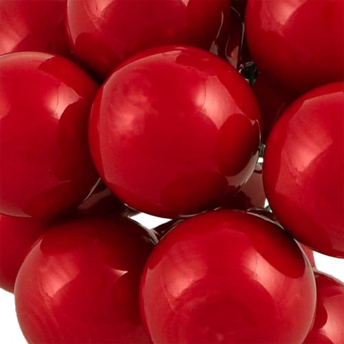 Artikel Spegelbär glas julkulor röd Ø25mm 140 st