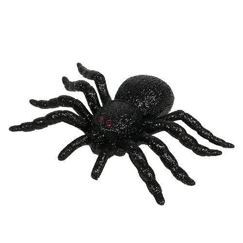 Spindel, fladdermusfigurer svart 10 cm, 14 cm 3st