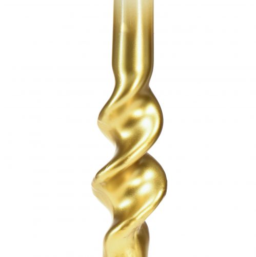 Artikel Vridna ljus vitguld spiralljus Ø2cm H30cm 2 st