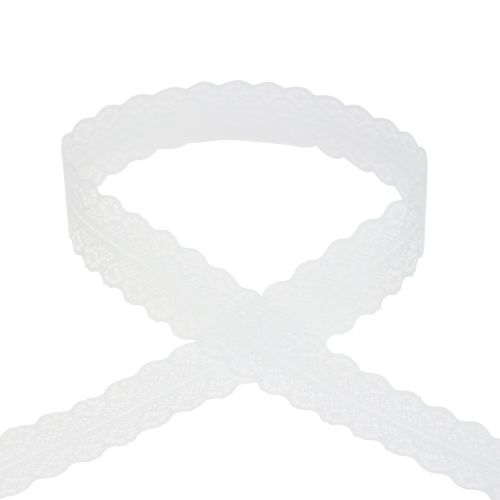 Artikel Spetsband presentband vitt dekorativt band spets 28mm 20m