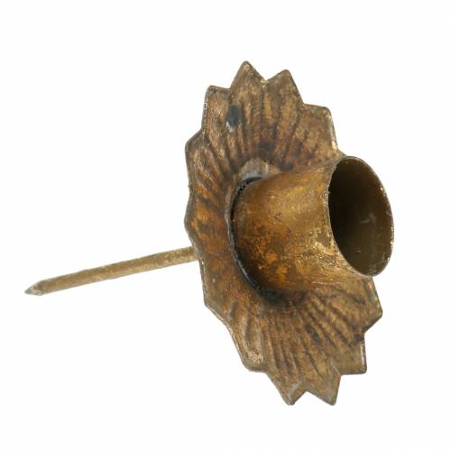 Floristik24 Ljusstake adventskrans för stickande pinneljusstake Ø7cm 4st